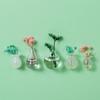 Creative Cute MINI Glass Vase Plant Terrarium Art Fridge Magnet Home Decor Fridge Magnet Home Decor Vase Glass Crafts DIY