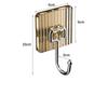 Self-Adhesive Wall Hooks Acrylic Bathroom Hooks for Hanging Waterproof Light Luxury Acrylic Hook, No Punching,Bathroom Towel, Bathroom Clothes Hook