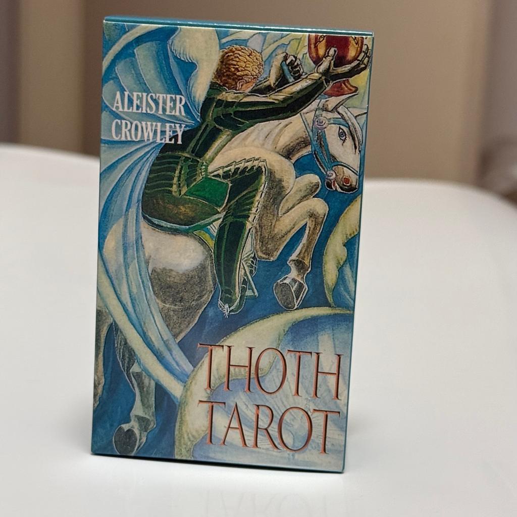 Thoth Tarot Cards Spanish Version With Egyptian Symbolism, Qabalistic & Astrological Insights For Divination Cards Game