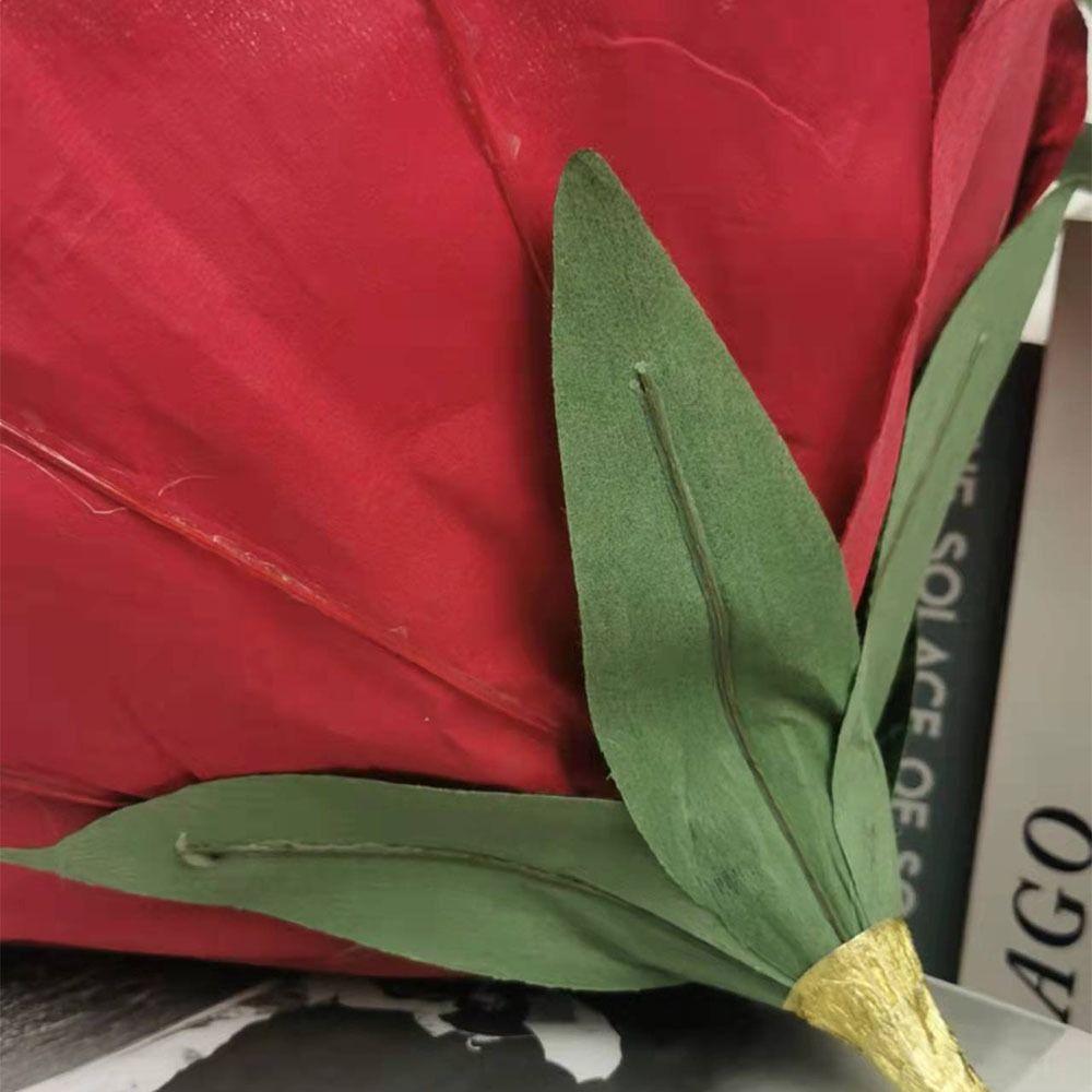 Giant Simulation Velvet Peony Flowers Red Rose Flower Head New Artificial Fake Flower