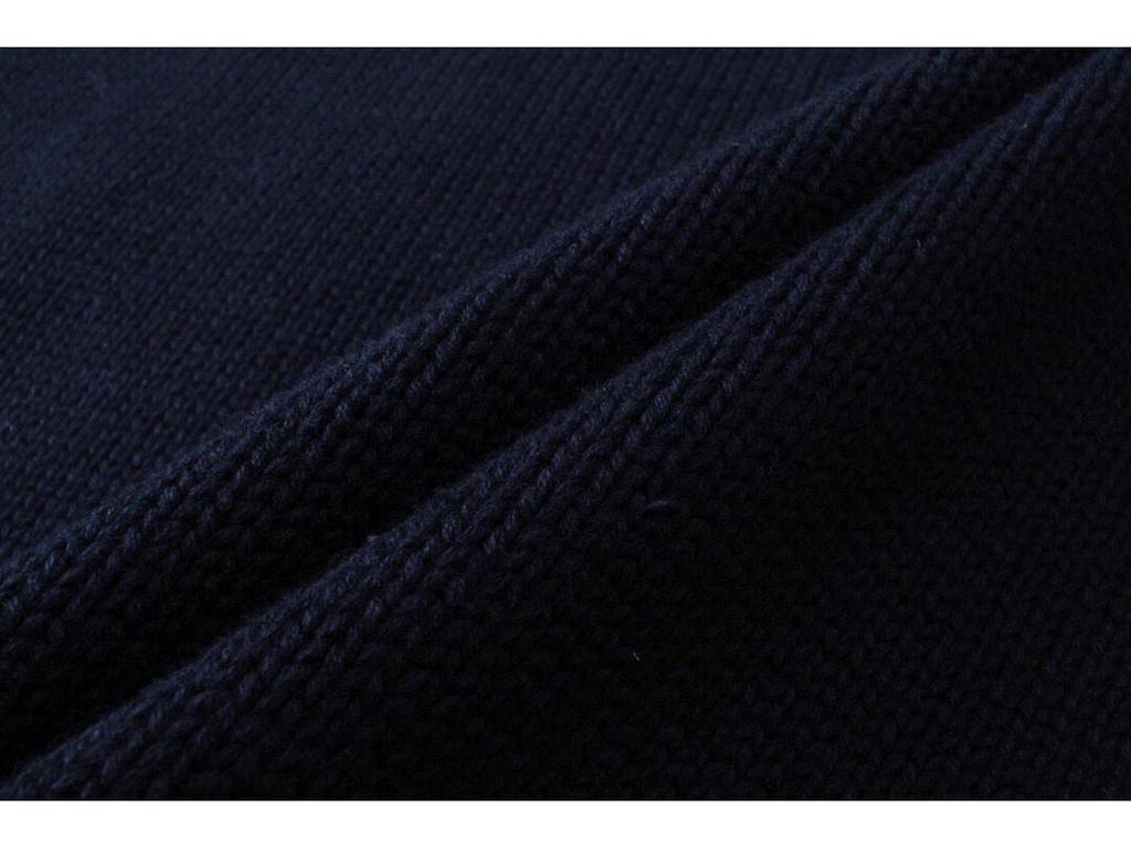 Unisex Trendy Round Neck Jacquard Knit Sweater - Autumn/Winter High-End Style