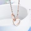 Luxur 925 Sterling Silver Necklace Pendant Shining Zircon High Quality Fashion Jewelry For Women Chain Wedding Birthday Gift