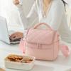 Borsa termica moderna in tessuto Oxford per il pranzo per impiegati e studenti