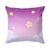 Pink Dreamy Starry Sky Printing Pillowcase Polyester Cushion Cover Decorations Pillow Case Cover Home Cartoon Zippered 45X45Cm