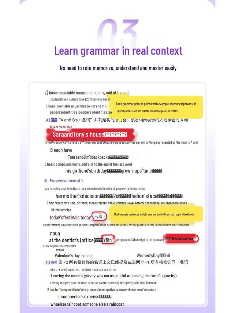 Gaokao 2026 English Grammar Flash Review: Direct Hit on 867 Test Points - 3-Year Edition