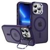 For iPhone 13 Pro Max Case PC+TPU+Metal Shell Compatible with MagSafe Kickstand Phone Cover