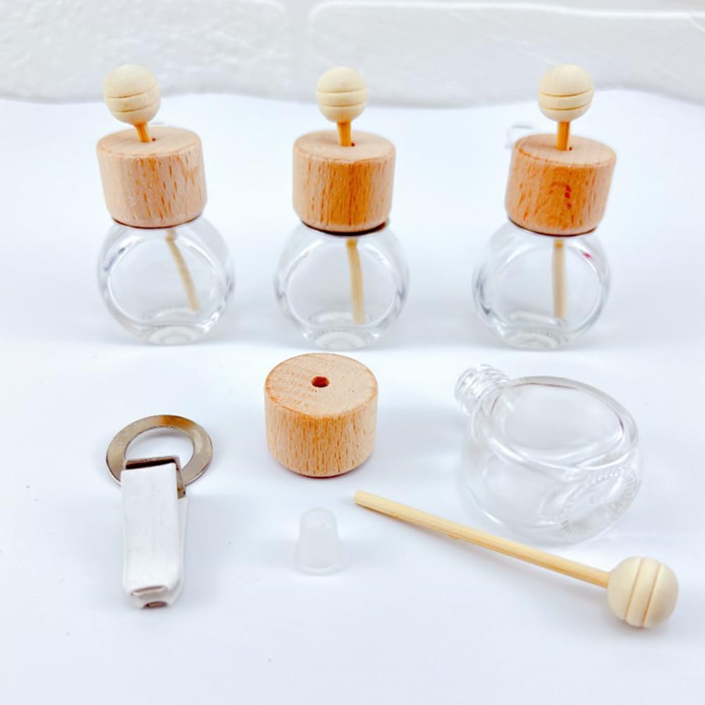 YFFSFDC Bottle Aroma Hanging Aroma Bottle with Lid Refill Decoration Car Entrance Home Car 2pcs