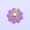 Finger Ring Holder Degree Rotating Metal Universal 360 Rhinestone Flower Shape Mobile Phone