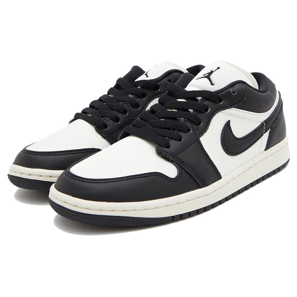 Air Jordan 1 Low SE Vintage Panda Women Sneakers Cream Sail Black FB9893-101