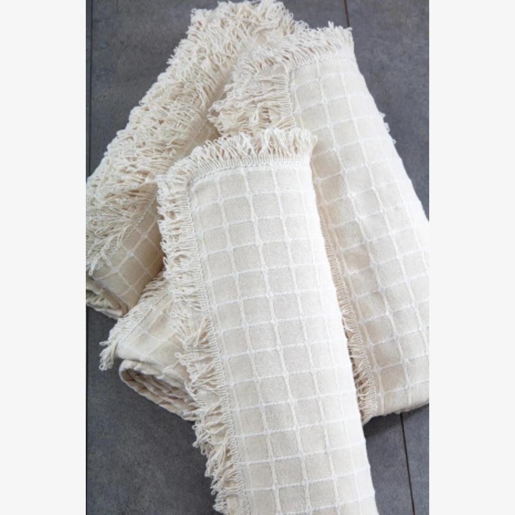 Satın alın 100 Cotton Buldan Isi Natural Cream Color Sofa Cover, size