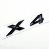 3D ABS Black Chrome Car Letters Rear Trunk Badge X4 Logo For BMW X4 Sticker Emblem X4 Lettering Accessories uq2