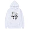 Hot Khamzat Chimaev Face Graphic Hoodie Men Women Fashion Casual Oversized Pullover Hoodies Vintage Printed Sweatshirt