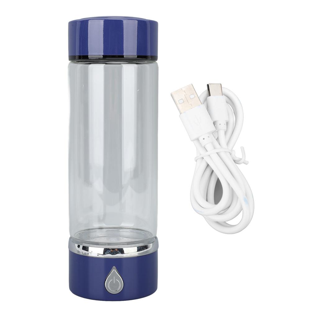 Wasserstoff-Wasserflasche, 420 ml, PCTG PEM SPE-Technologie, wiederaufladbar, tragbar, wasserstoffreiches Wasser