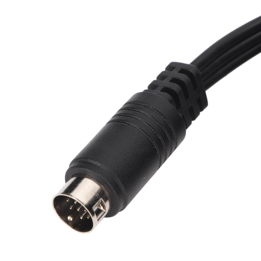 Plug and Play Mini DIN 9 Pin to 3RCA Cable Nickel Plated Mini DIN Cable  Audio Equipment