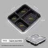 Miaojiayi Disposable 4-Compartment Meal Prep Containers