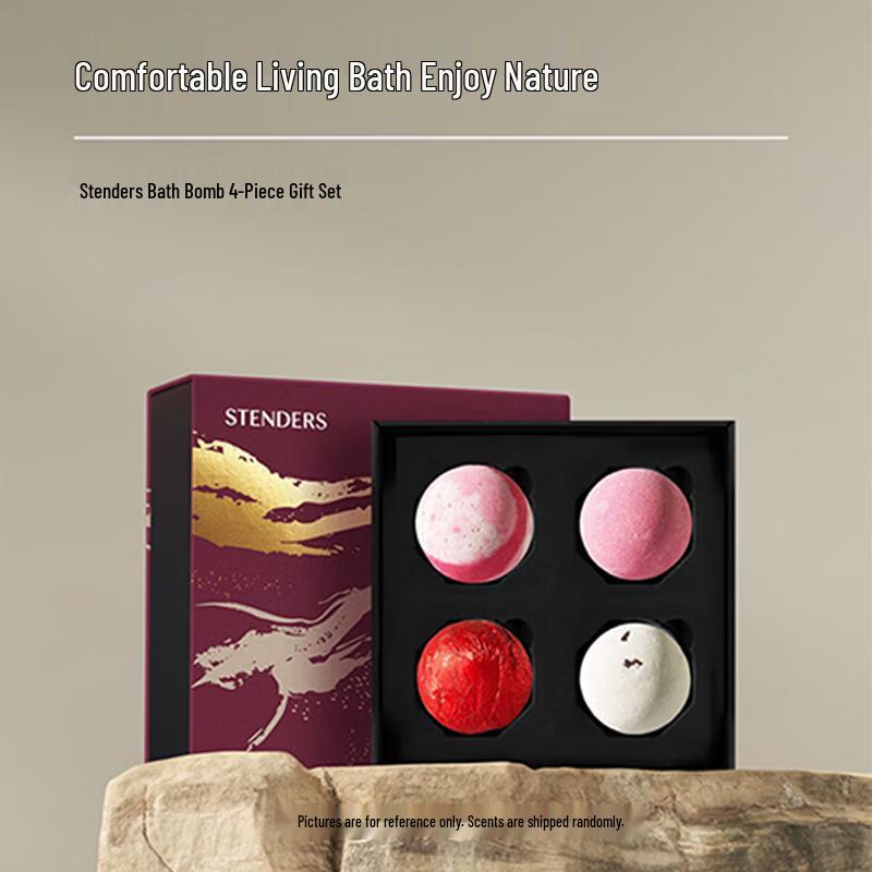 

Stenders Essential Oil Bath Bomb 4-Ball Gift Set