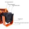 Camping Fan With LED Lantern 10000mah Rechargeable Battery Powered Fan 3 Levels Adjustable Quiet Tent Fan For Picnic Barbecue