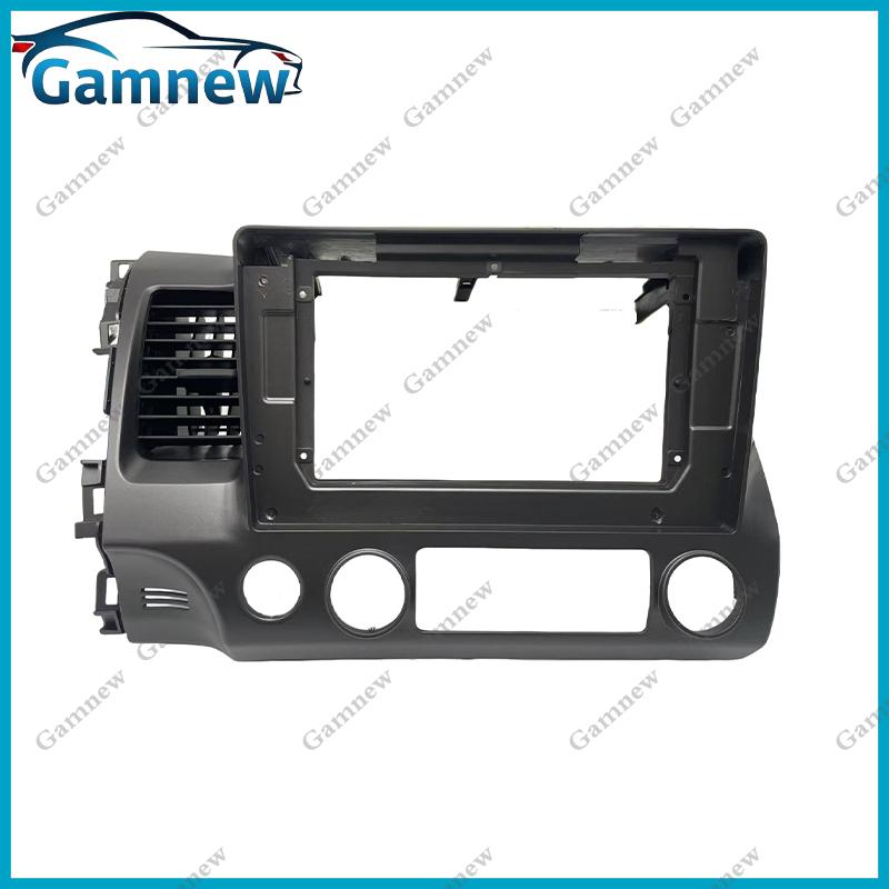 10 Inch Car Frame Fascia Air Conditioning Outlet Grille Adapter Radio Fitting Panel Kit For Honda Civic 2008-2011