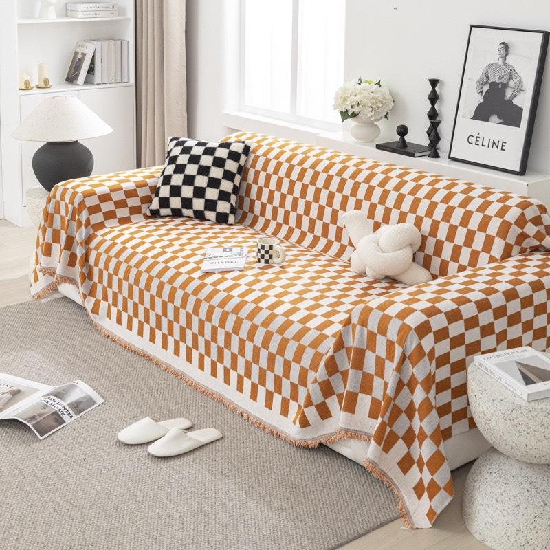 Sofa Handtuchbezug Tuch Sofabezug Universal Vollbezug Vier Jahreszeiten Universal Chenille Ins Sofateppich Kissen