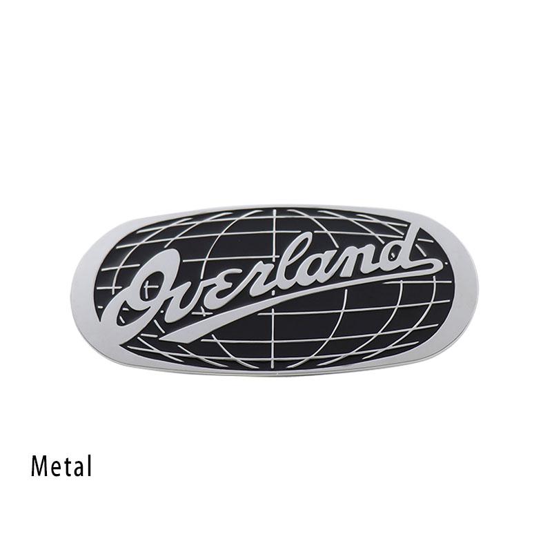 3D Overland for Off Road SUV Car styling Fender Rear Trunk Emblem Badge Sticker