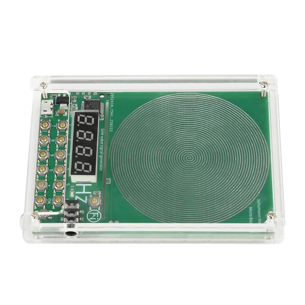DC 5V 0.01Hz~100000Hz Adjustable Frequency 7.83HZ Schumann Wave Generator Sine Wave Signal Generator Micro USB Interface