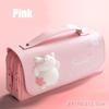 3D Kawaii Pencil Case Girls Decompression Pen Pouch Adorable Waterproof School Supplies Aesthetic Organizer Box Korean Stationery