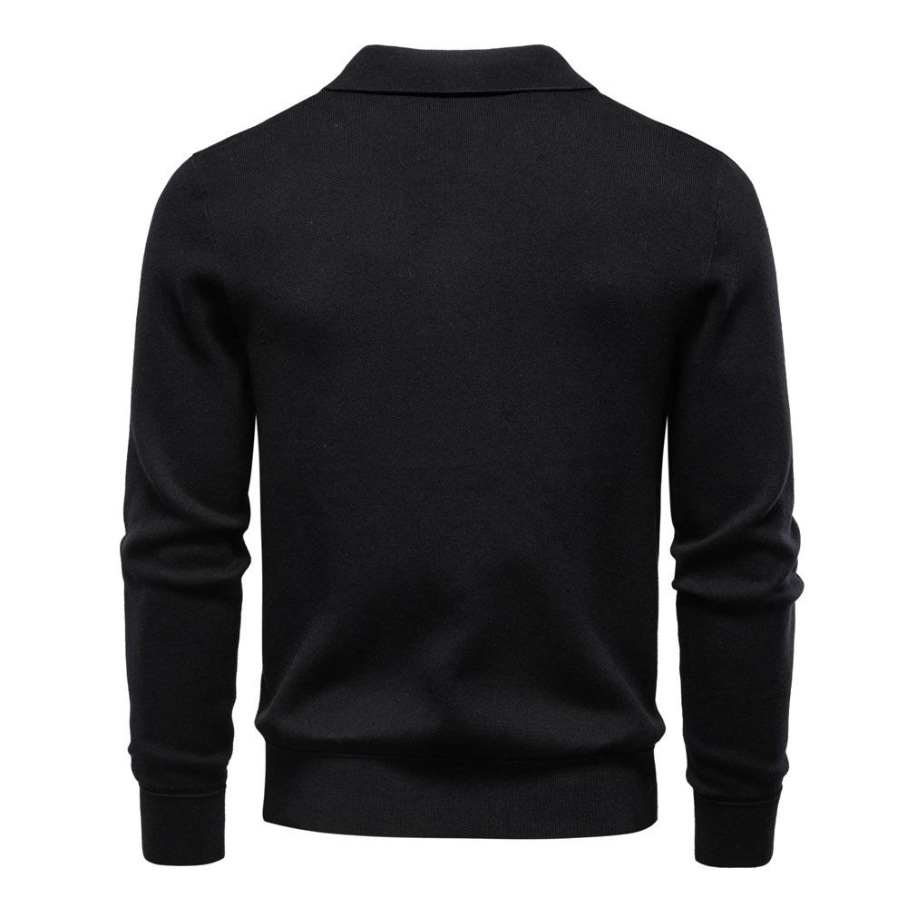 Polo Ralph Lauren 2025 Høst og Vinter Broderi Ny Herrejakke Genser Cardigan Herre Glidelås Business Casual Jakke Herre