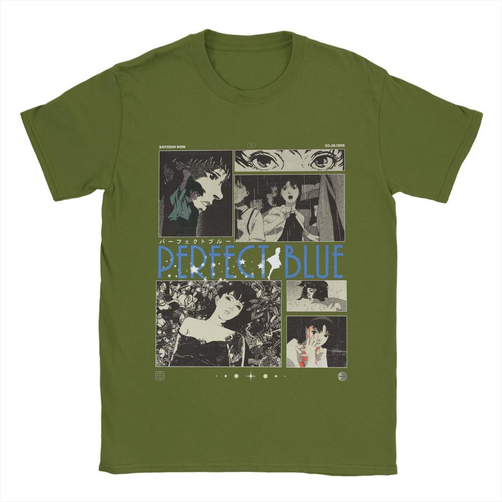 PERFECT BLUE T Shirt Summer Cotton T Shirts For Men Hipster Custom DIY Tshirt Short Sleeve Y2K Basic Tops