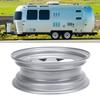 Trailer Wheel Rim 12 Inch Silver Color 12x4 4-114.3 Trailer Wheel Rim Replacement for Cargo Boat