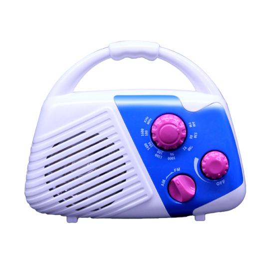 

Радиоприемник, сабвуфер, длительный срок службы батареи, IPX4, водонепроницаемый, мощный шокирующий звук, портативная ручка, FM/AM-радио для дома синий