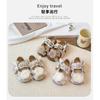 Girls' small leather shoes2026Spring new mesh floral princess shoes, soft sole, non-slip, Korean style fashion shoes for little girls