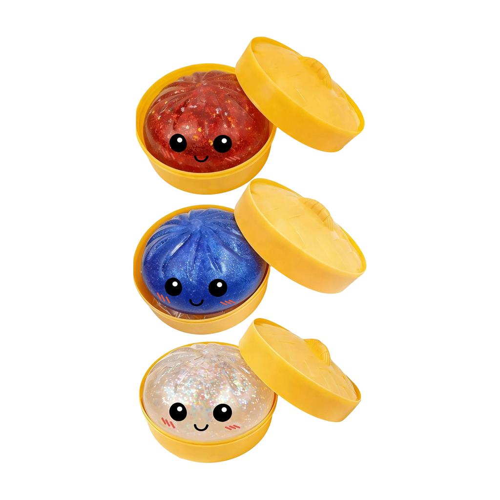 Glitzer Knödel, Glitzer Knödel Squishy Box Knödel Squishy Angstlinderung Fidget Weich Kneten Dekompression Teig