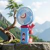 Cartoon Fruit Phone Holder & USB Mini Fan - Cute Portable Student Travel Gift