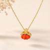 10Pcs 3D Pumpkin Charms Enamel Pumpkin Keychain Charms  for Bracelet Necklace Earring