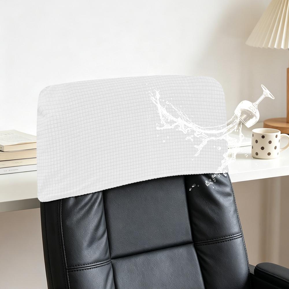 1 4 6 Pcs Waterproof Elastic Office Chair Backrest Cover Dustproof Protection Slipcover