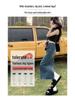 High-Waisted A-Line Denim Skirt for Women - Summer 2024 Thin Style 