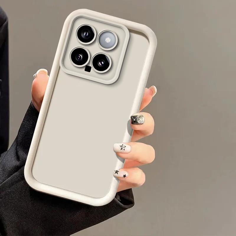 Camera Protect silikonové pouzdro pro Xiaomi Mi 14 Pro 13 12 Lite 11 13T 12T Poco X6 X5 Pro X4 GT X3 M6 M4 M3 F5 F4 F3 GT Zadní kryty z měkkého TPU