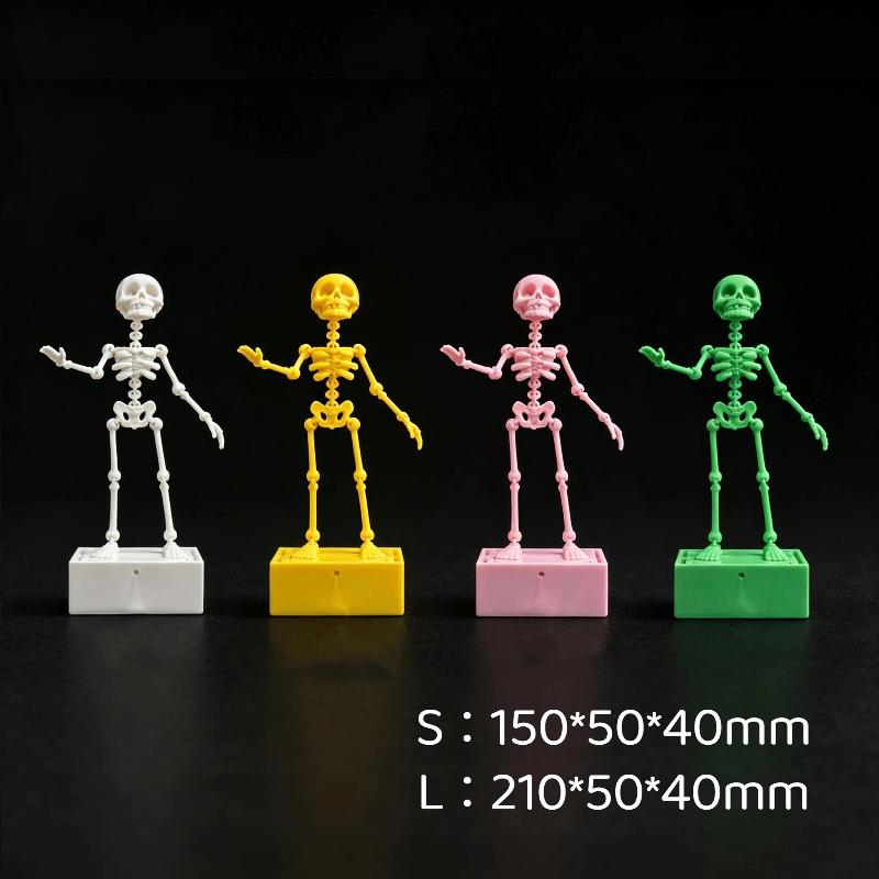 Dancing Skeleton Aquarium Bubbler Ornament 3D Printed Eco-Friendly Resin Fish Tank Decor for Freshwater Aquariums