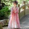Girls' Summer Hanfu Dress - 2026 New Tang-Inspired Fairy Costume
