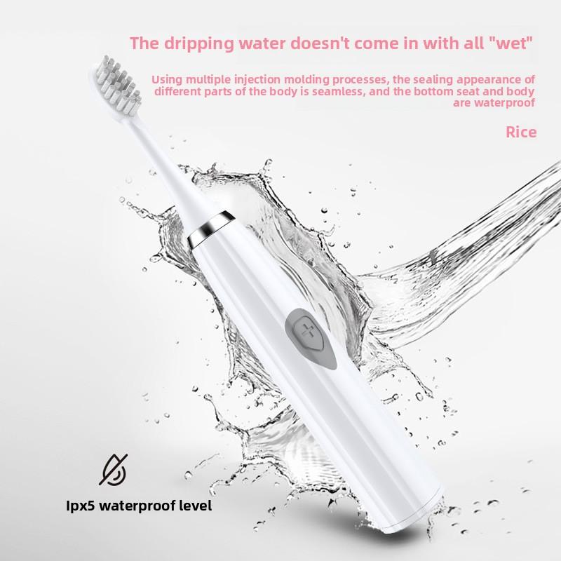 Smart Sonic Electric Toothbrush Couple, Non-Charging Full Body Washing Electric Toothbrush