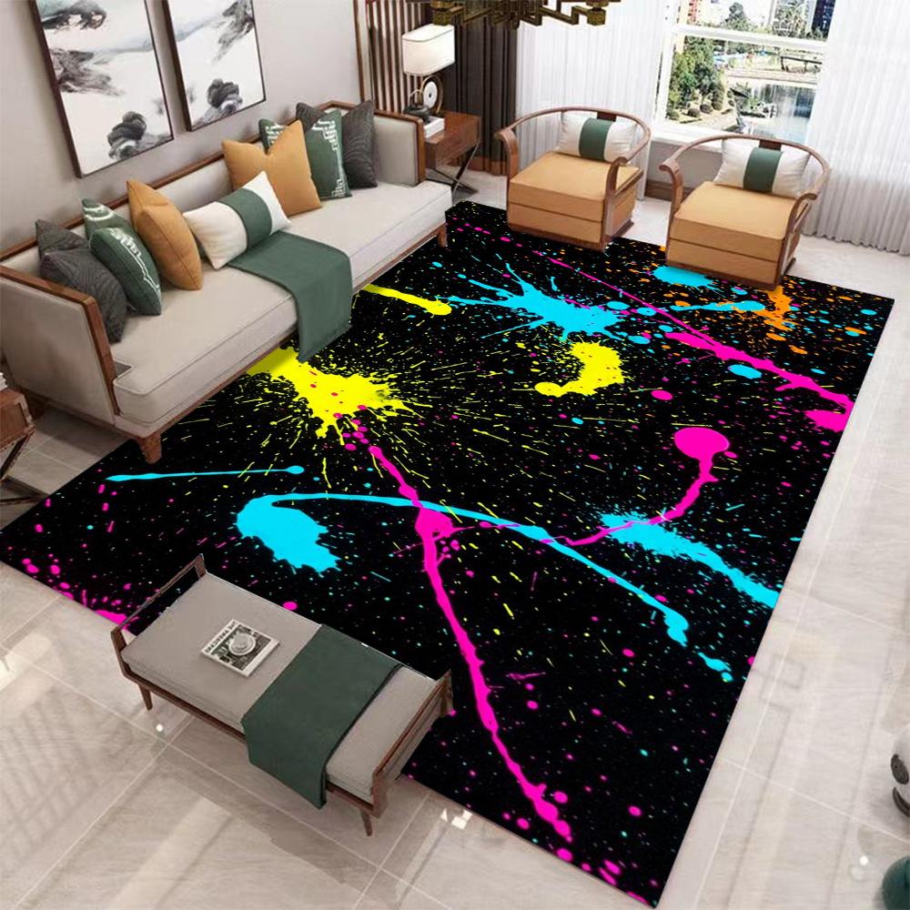 Geometrie Nordische Teppiche Wohnzimmer Sofa Bereich Teppiche Zuhause Schlafzimmer Luxusteppich Zimmer Flur Weiche Große Bodenmatte Dekor