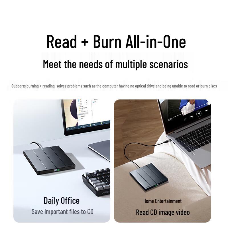 UGREEN External USB DVD/CD Drive Burner