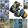 Coque de Protection pour Xiaomi Redmi 15 15C A3 A4 A5 9A 9C NFC Note 9 Pro Coque de Téléphone Claude Monet Nénuphar Chat