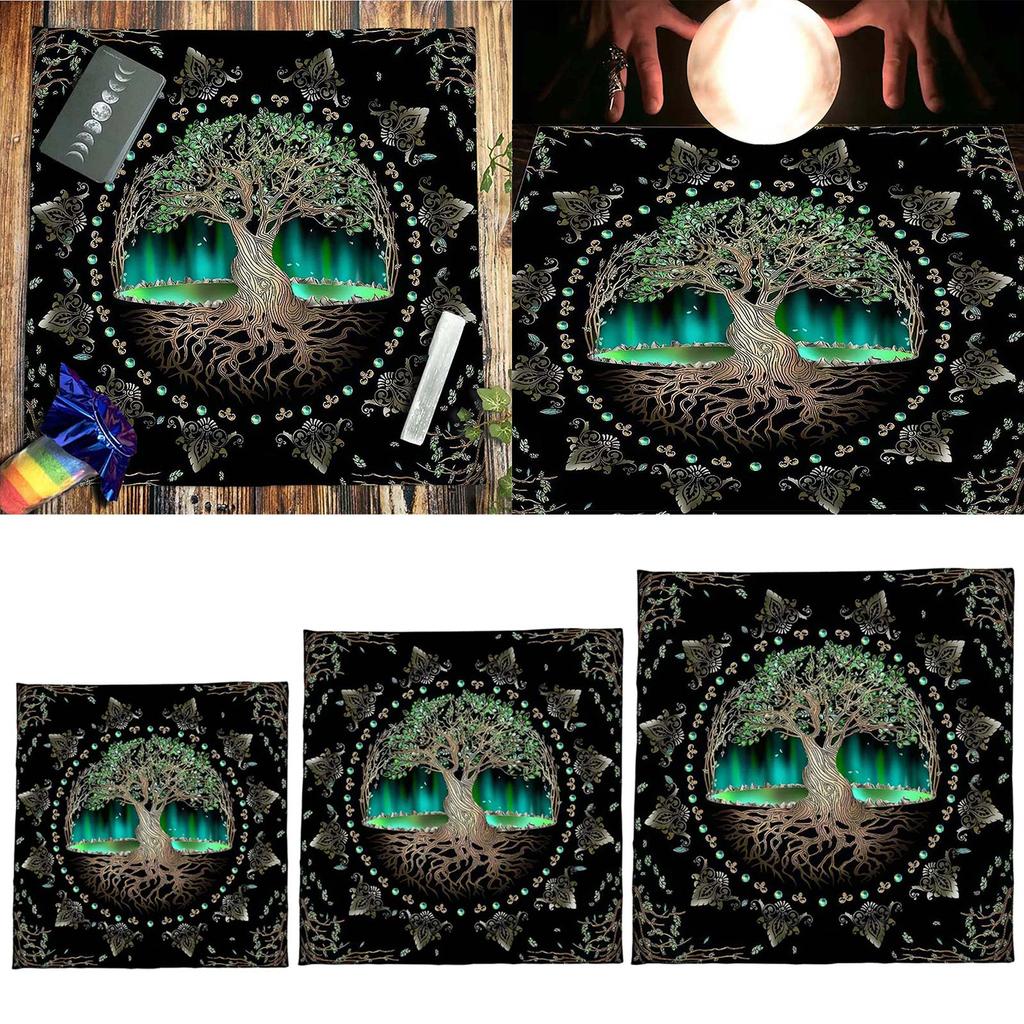 Tarot Obrus Drzewo Życia Astrologia Ołtarze Tkanina Wróżby Karty Obrus Gobeliny Dekoracje Czarostwo Dostawy