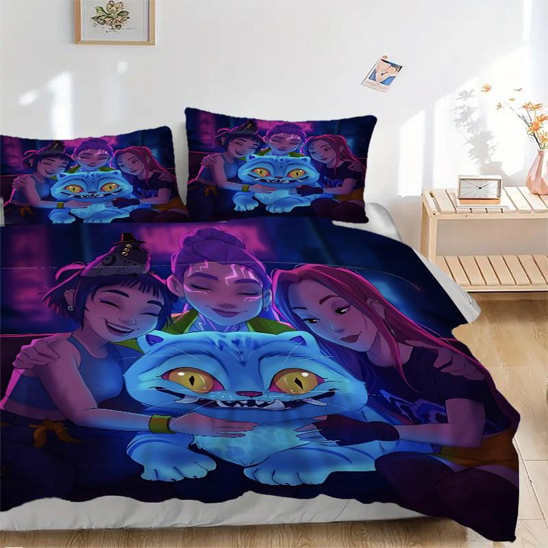 

3 шт. Неоновое светящееся постельное белье: Идеально подойдет для спальни или гостевой комнаты.. Мягкий и удобный, без наполнителя yy251009180 135x200cm