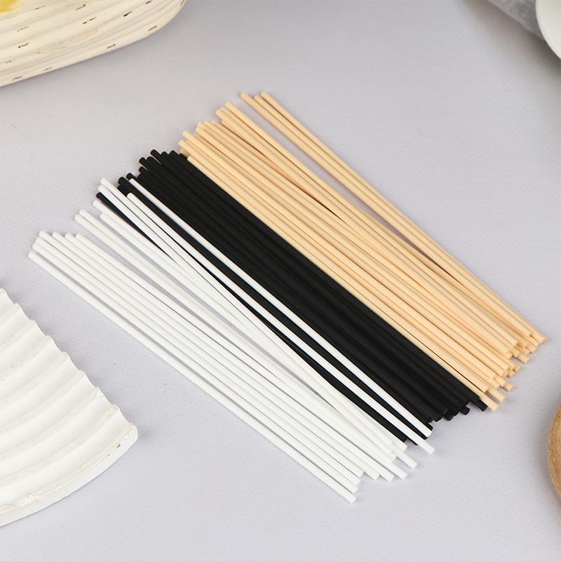 50Pcs/Pack Diffuser Sticks , Fragrance Refill Fibre Reed Thick Aromatherapy Diffuser Sticks For Diffuser Oils Home Decoration