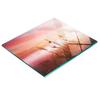 Tempered Glass Kitchen Board with Decorative Morning Fog Graphic 60x52 Cm
