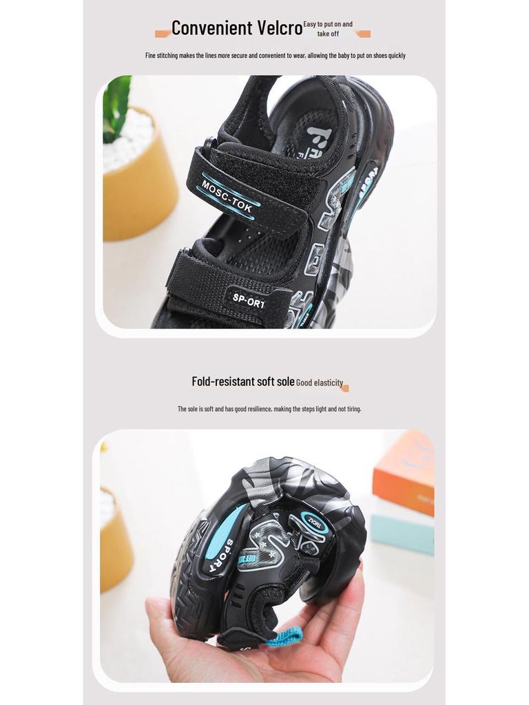 Boys' Summer Sports Sandals: Breathable Beach Shoes
