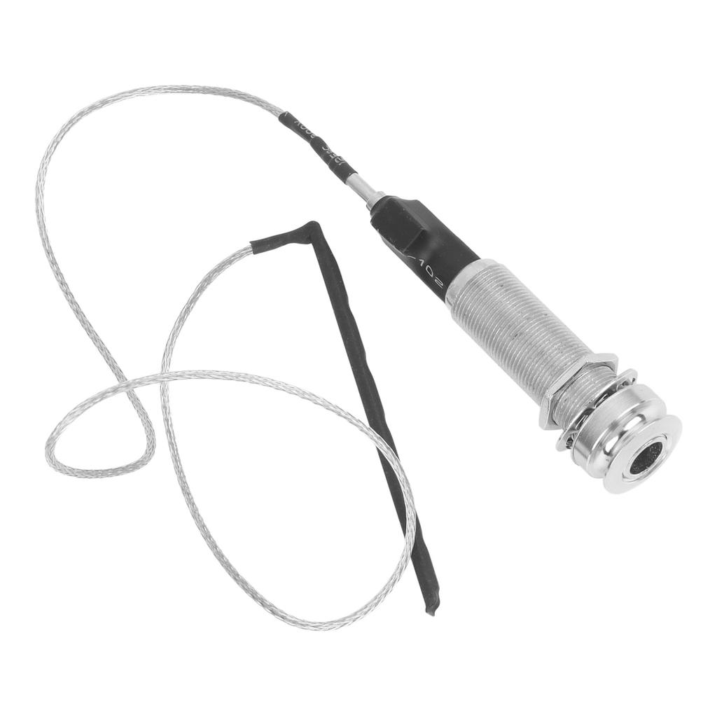 Acoustic Guitar Pickup Under Saddle Piezo Pickup Stick with 6.35mm Endpin Output Jack