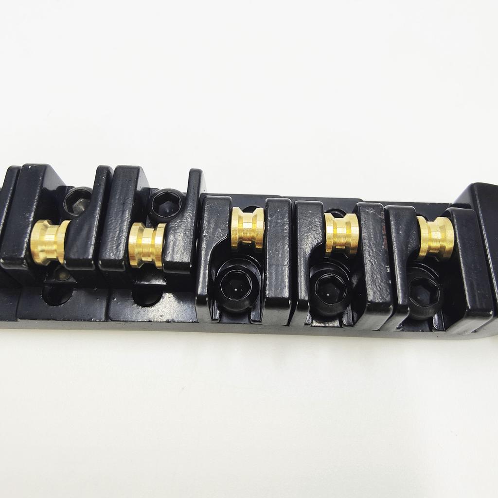 LP Ball-Bead Bridge SG Electric Guitar Bridge Roller Saddle Bridge String Plate Adjustable Nut and Bridge